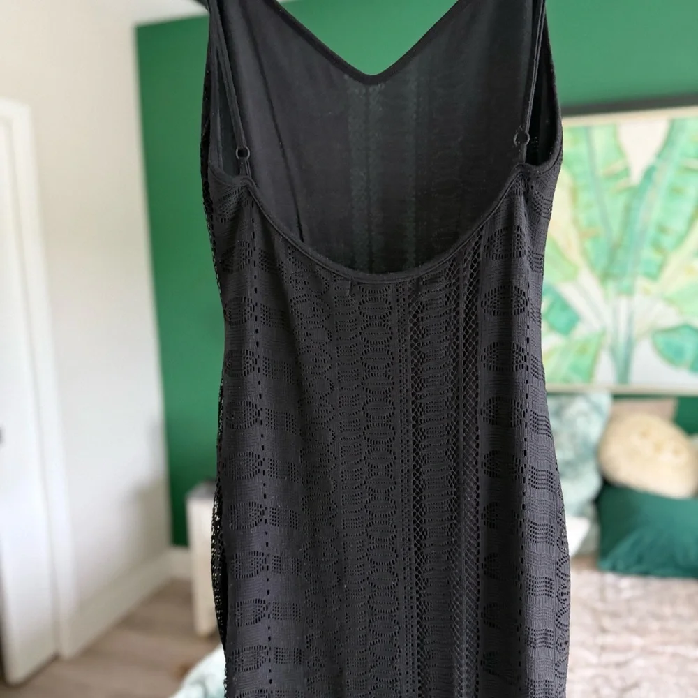 For Love and Lemons x Revolve Black Lace Overlay Maxi Dress | Small - Picture 12 of 16